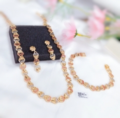 Oil painting style joint jewelry set