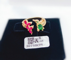 irregular style exquisite gem ring