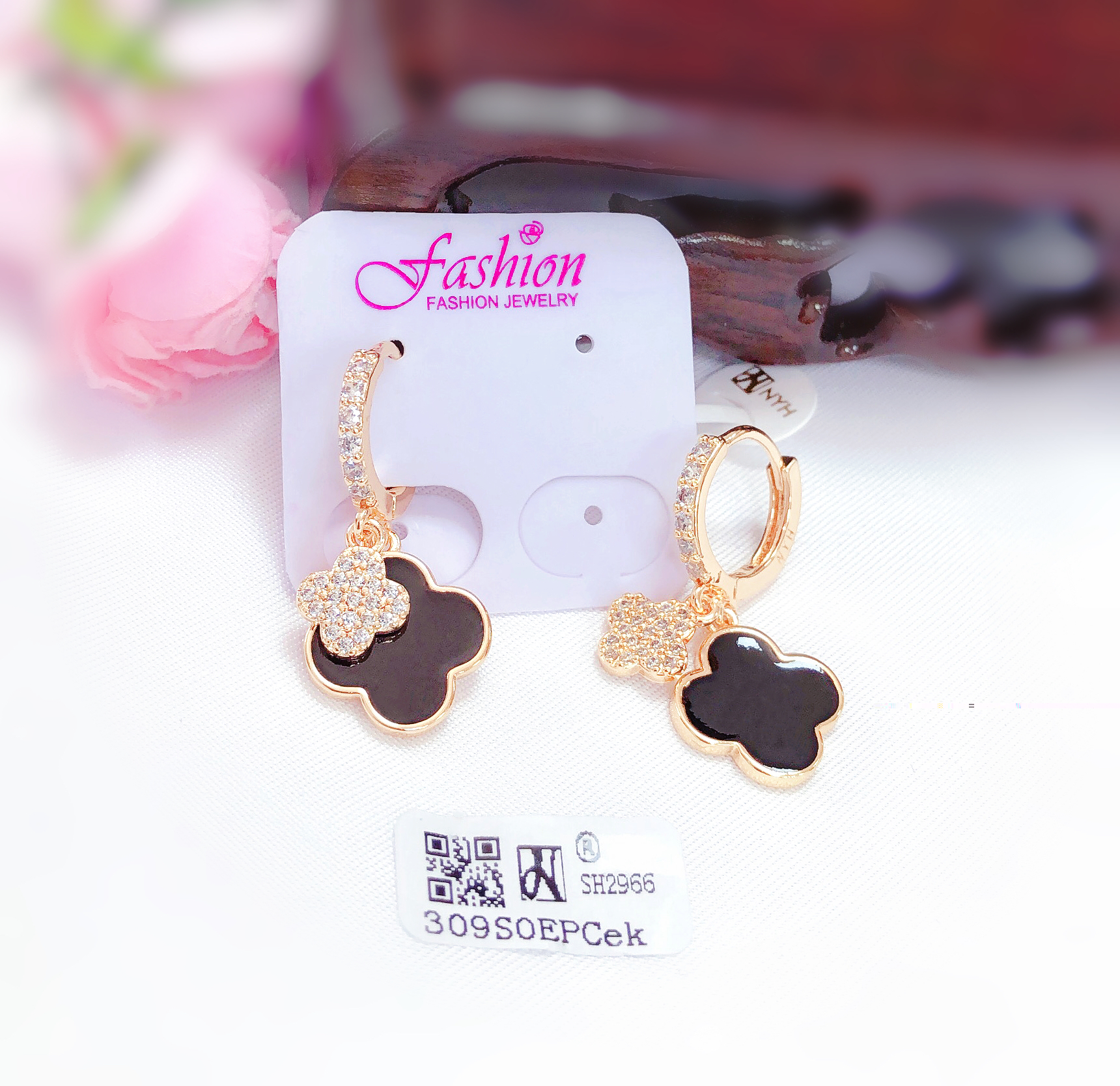 Lucky Four Leaf Clover Earrings