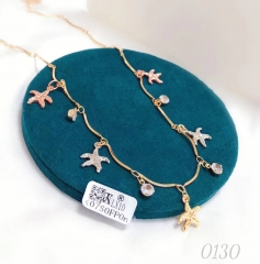 Necklace Gold Starfish Pendant