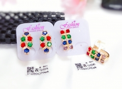 Colorful dazzling popular earring