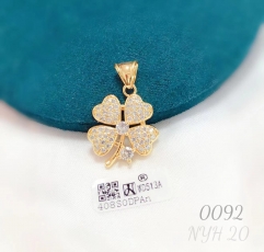 Lucky Four Leaf Clover Pendant