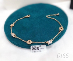 Simple style gold bracelet