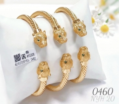 Leopard gold bracelet set trendy style