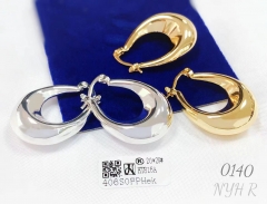 Fashion style gold/silver earrings