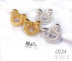 Bow shape fashion earrings