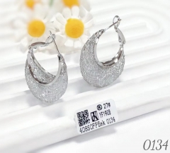 Crystal Clear Gold/Silver Earrings