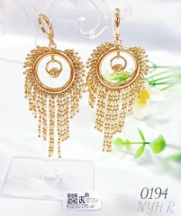 Irregular gorgeous gold earrings