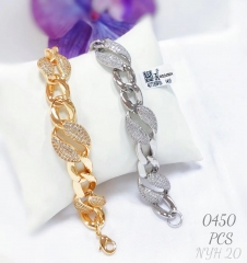 Artificial gemstone exquisite bangle