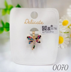 Colorful zircon gorgeous pendant