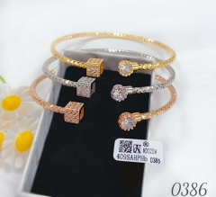 Bracelet Set Colorful Square Brick Stone