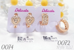 Full diamond style exquisite earrings