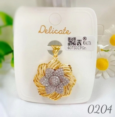 flower style gorgeous pendant