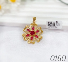 Artificial gemstone exquisite pendant