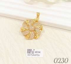 Artificial gemstone exquisite pendant