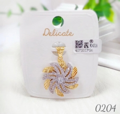 exquisite gold pendant