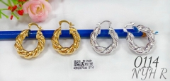 Twist curl style exquisite earrings