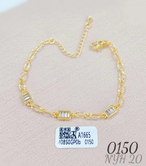 Simple gold bracelet