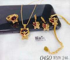 Fox Ruby Jewelry Set