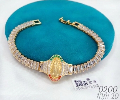 Artificial gemstone exquisite bangle