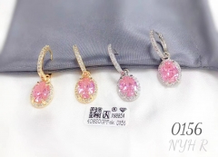 Pink zircon gorgeous earring