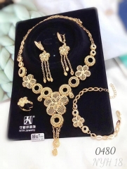 Gorgeous gold jewelry set