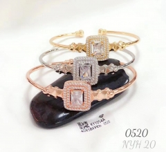 Artificial gemstone exquisite bangle