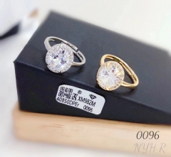 Whiter color exquisite ring