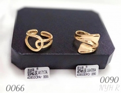 Irregular gold bright ring