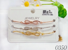 Irregular hollow style gold/silver/rose gold bracelet