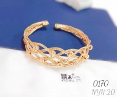 Beads style gold  single  bangle