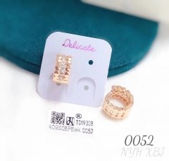 Daily style rose gold earring