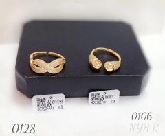 Irregular gold ring