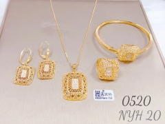 Gorgeous high-end gold/silver jewelry set