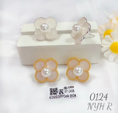 flower style bright earring