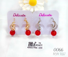 Red pearl exquisite earring