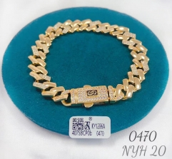 High-end popular gold bracelet