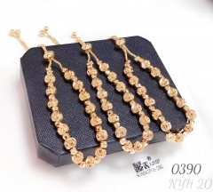 Beads style fashion gold bracelet set