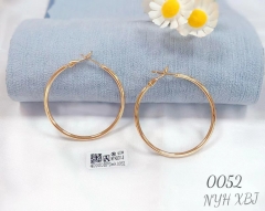 Round arc popular style gold/ earring