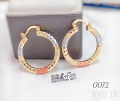 Oil painting color exquisite earring