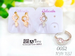 Pink gem exquisite earrings