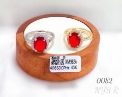 Red zircon bright ring