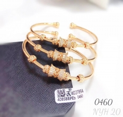 Polished Fashion Gold Bracelet Set