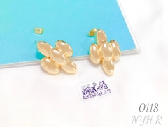 Bright irregular new style gold/silver earring