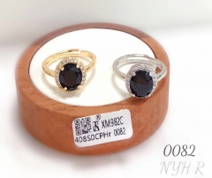 Black zircon bright ring