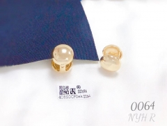 Ball Shape Gold Earrings