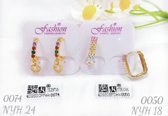 Colorful style dazzling earring