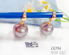 Purple pearl exquisite earring