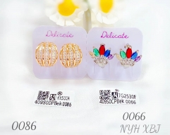 Artificial gemstone hot sale earring