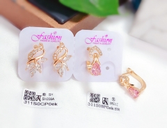 Artificial gemstone exquisite earrings